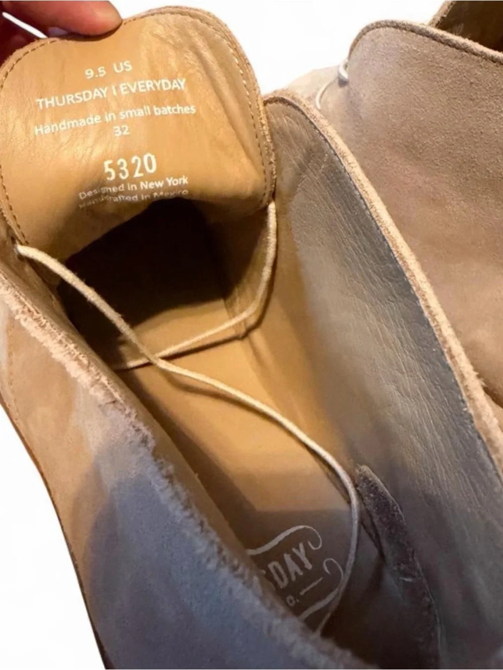 Thursday Boot Company Men's Suede Chukka Boots in Light Tan
